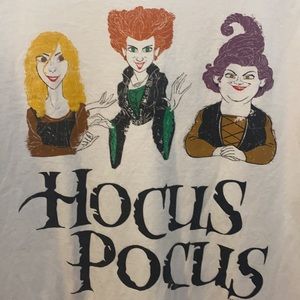 Hocus Pocus White T Shirt Unisex